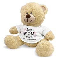 Best Mom Ever Sherman Teddy Bear | Personalized Teddy Bear