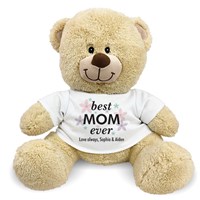 Best Mom Ever Sherman Teddy Bear | Personalized Teddy Bear