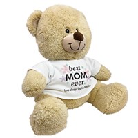Best Mom Ever Sherman Teddy Bear | Personalized Teddy Bear
