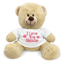 Personalized I Love You Teddy Bear | Personalized Valentine's Day Bear