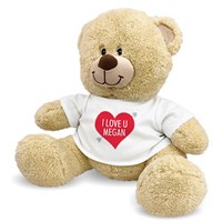 Personalized I Love U Sherman Bear 83140999X