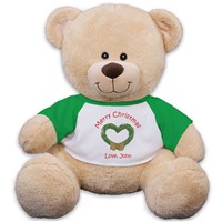 Christmas Wreath Teddy Bear 83000B13-4991
