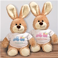 Tractor With Eggs Personalized Stuffed Easter Bunny 86160868X