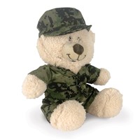Camouflage Teddy Bear Costume | Army Camo Outfit Accessory for Stuffed Animal