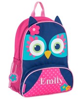 Embroidered Sidekicks Blue Owl Backpack E13381421