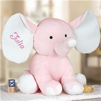 Embroidered Pink Polka Dot Elephant 8BE458352PK