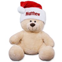 Embroidered Santa Hat Teddy Bear 83000B17-E0009