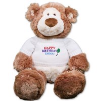 Embroidered Happy Birthday Teddy Bear GU15314-5883
