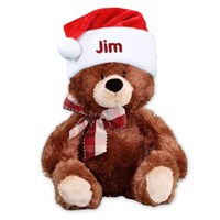 santa teddy bear