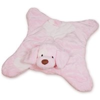 Embroidered Pink Baby Blanket