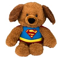 Embroidered Superman Plush Dog | Personalized Super Hero Stuffed Animals