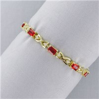 Birthstone Goldtone Bracelet 8BD1BZ1127