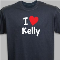 Personalized I Heart You T-Shirt 8B35233X