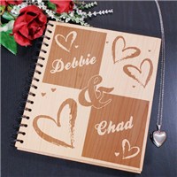 Engraved Couples Photo Album