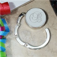 Engraved Initial Purse Hanger Hook 8B8534360
