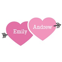 Personalized Love Arrow Teddy Bear | Valentine's Day Teddy Bear