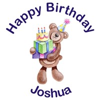 Personalized Birthday Present Teddy Bear 834985X