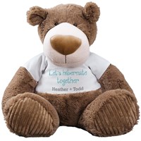 Let's Hibernate Together Mocha Teddy Bear AU8235X