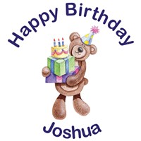 Personalized Birthday Present Teddy Bear 83xxxb13-4985