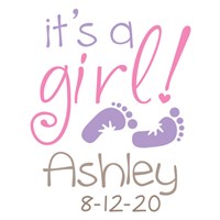 It's A Girl Teddy Bear 838119X