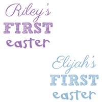 Prsonalized First Easter Bunny 8B8674638