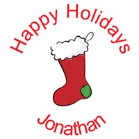 Personalized Happy Holidays Pinchy 17