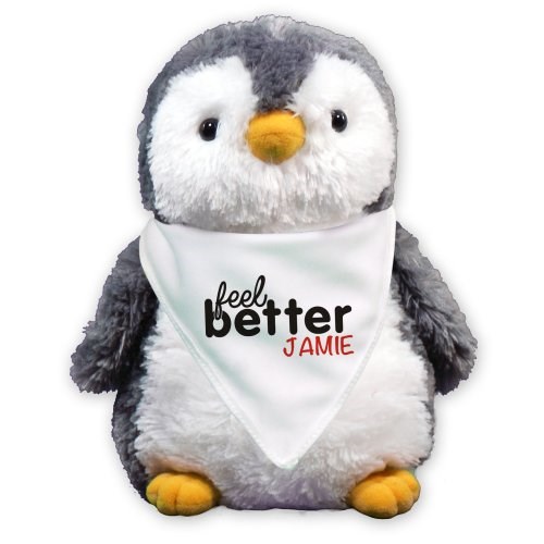 Feel Better Personalized Plush Penguin | Get Well Plush from 
