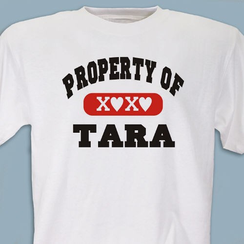 Personalized Property Of T-Shirt 8B35275X