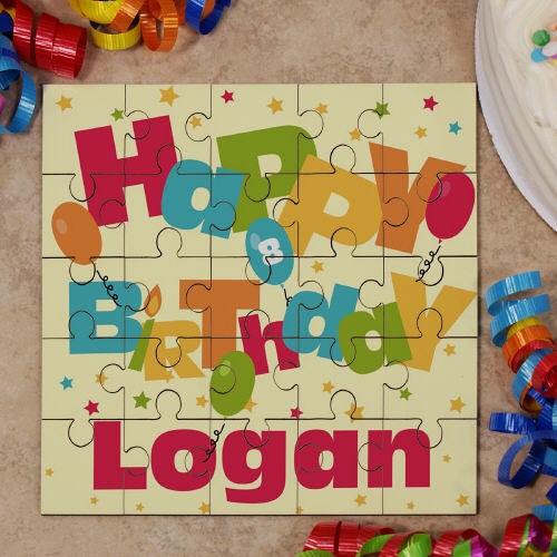 Personalized Birthday Square Puzzle 8B655711