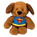 Embroidered Superman Plush Dog | Personalized Super Hero Stuffed Animals